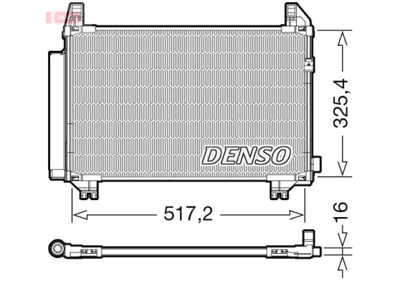 CONDENSER. AİR CONDİTİONİNG TOYOTA AURIS E15 06-12