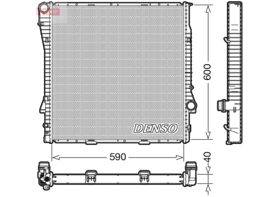 MOTOR SU RADYATORU BMW M57 M62 N62 X5 E53 00 06
