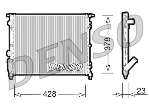 RADİATOR. ENGİNE COOLİNG RENAULT 19 I 88-92