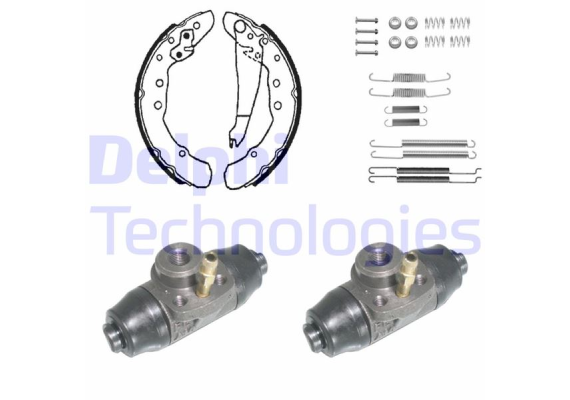 FREN PABUÇ KİTİ ARKA AUDI 80; VW GOLF 07/92