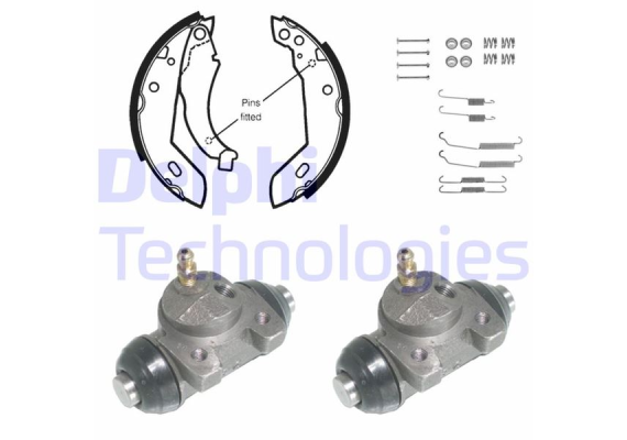 FREN PABUÇ KİTİ ARKA PEUGEOT 309 / RENAULT 11. 5. 9. EXPRESS. RAPİD 10/81 08/91