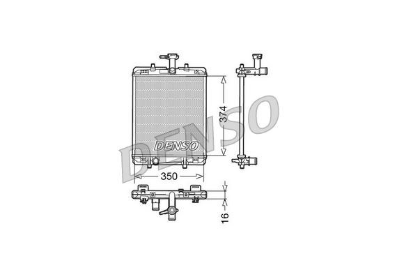 RADİATOR. ENGİNE COOLİNG CITRO N C1 I 05-14