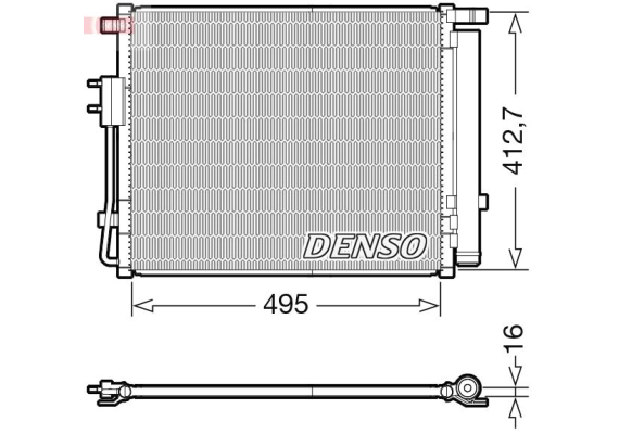 CONDENSER. AİR CONDİTİONİNG HYUNDAI GRAND SANTA F III 13