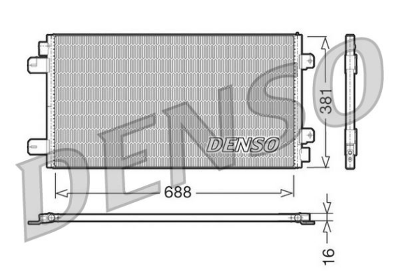 CONDENSER. AİR CONDİTİONİNG NISSAN INTERSTAR 02