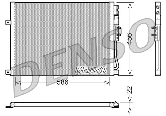 CONDENSER. AİR CONDİTİONİNG JEEP COMMANDER 05-10