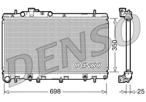 RADİATOR. ENGİNE COOLİNG SUBARU LEGACY III 98-03