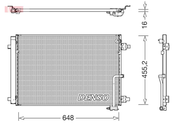 CONDENSER. AİR CONDİTİONİNG AUDI A8 4H 09-18