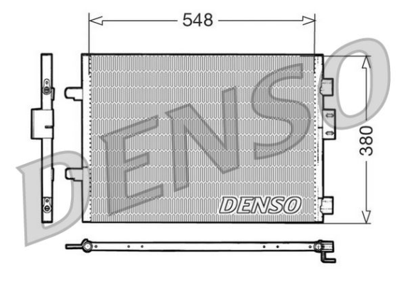 CONDENSER. AİR CONDİTİONİNG RENAULT CLIO II 98