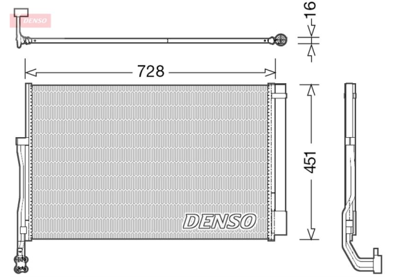 CONDENSER. AİR CONDİTİONİNG VW TOUAREG 7P 10-18