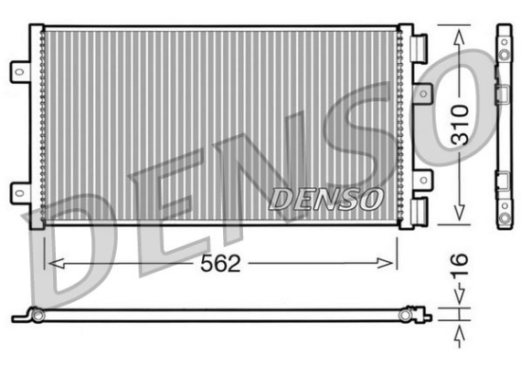 CONDENSER. AİR CONDİTİONİNG FIAT PUNTO 99-12