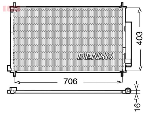 CONDENSER. AİR CONDİTİONİNG HONDA CR-V IV 12