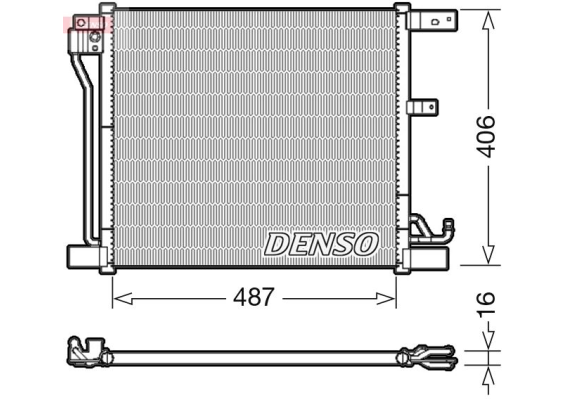 CONDENSER. AİR CONDİTİONİNG NISSAN JUKE 10