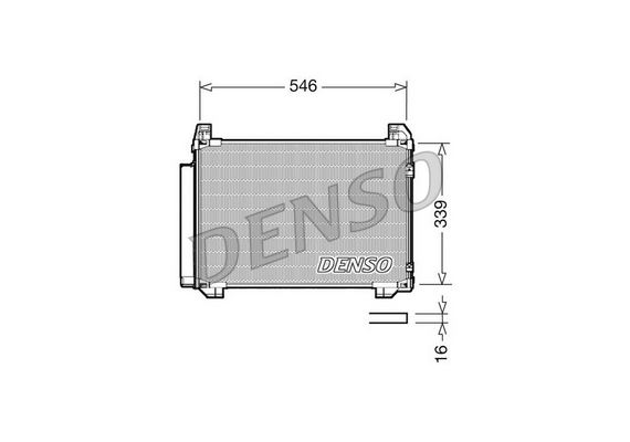 CONDENSER. AİR CONDİTİONİNG TOYOTA VIOS / YARIS 07-13