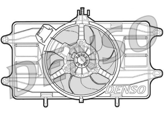 FAN. RADİATOR FIAT DOBLO 01