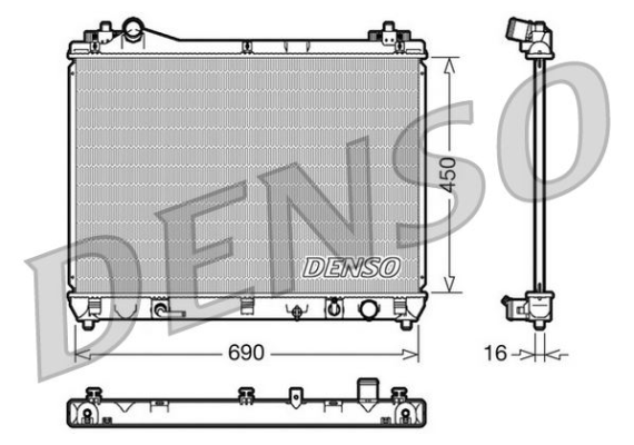 RADİATOR. ENGİNE COOLİNG SUZUKI GRAND VITARA II 05