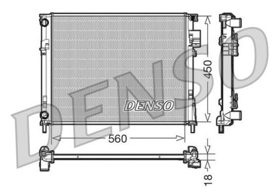 RADİATOR. ENGİNE COOLİNG NISSAN PRIMASTAR 01