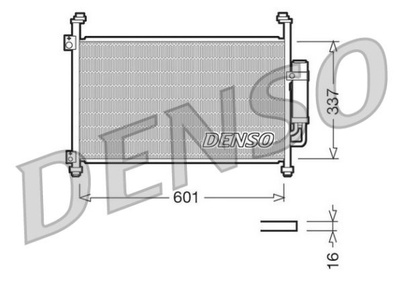 CONDENSER. AİR CONDİTİONİNG HONDA CIVIC VIII HATCHBACK 05