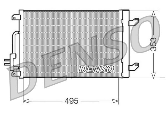 CONDENSER. AİR CONDİTİONİNG LANCIA LYBRA 99-05