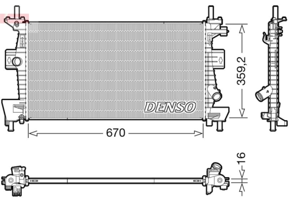 MOTOR SU RADYATORU FOCUS III C MAX 11 1.6TI VCT 1.6 ZETEC EFI AL PL BRZ