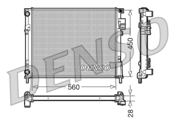 RADİATOR. ENGİNE COOLİNG NISSAN PRIMASTAR 01