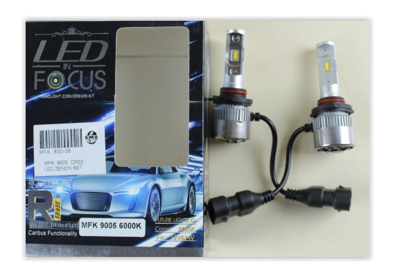 300-34 AMPÜL 12V 9005 LED XENON SET CREE LED/ORJ. TEK DEVRE