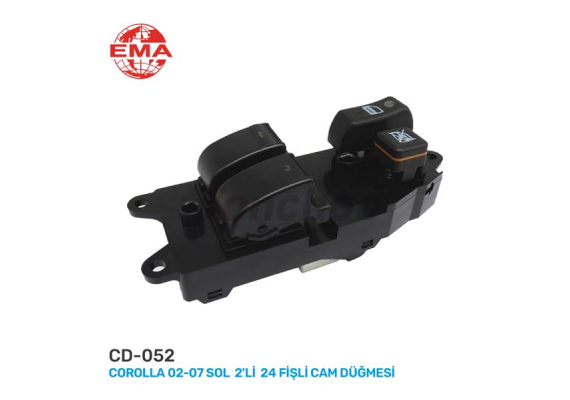 CAM AÇMA ANAHTARI SOL COROLLA 02-07 CAM KİLİT VE KAPI KİLİTLEME SİSTEMLİ