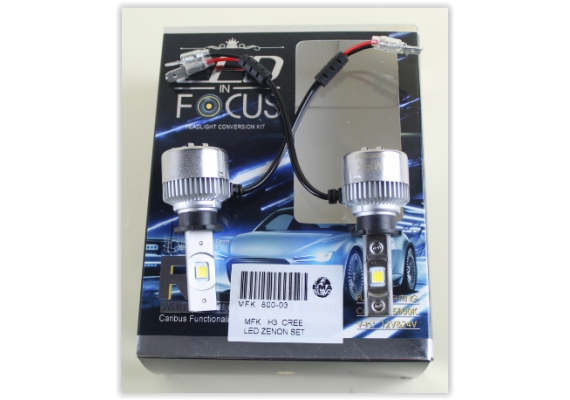 300-32 AMPÜL 12V H3 LED XENON SET CREE LED/ORJ. TEK DEVRE