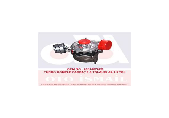 7178585010S TURBO KOMPLE PASSAT-SUPER B-A4-A6 1.9TDI-2.0TDI 01-05 130PS-136PS-140PS AVF-AWX-BLB BNA