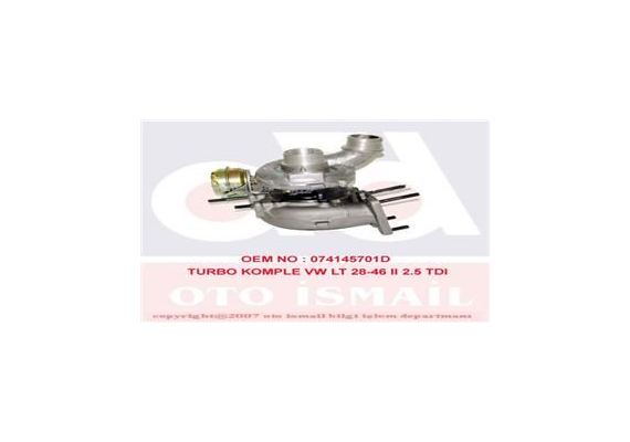 4542055007S TURBO KOMPLE VW LT 28-35-46 II 2.5 TDI 03 107HP ANJ