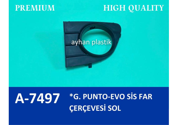 SİS FAR ÇERÇEVESİ KAPAĞI SİSLİ SOL GRANDE PUNTO-PUNTO EVO