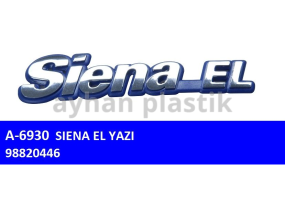 ARKA YAZI SIENA EL
