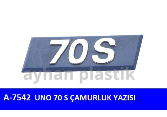 ARKA YAZI 70 S UNO