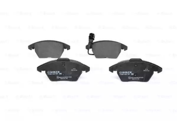 0986TB2457-ÖN BALATA FİŞLİ CADDY III 04 GOLF IV V VI 97 JETTA PASSAT 05 POLO 09 OCTAVIA 04