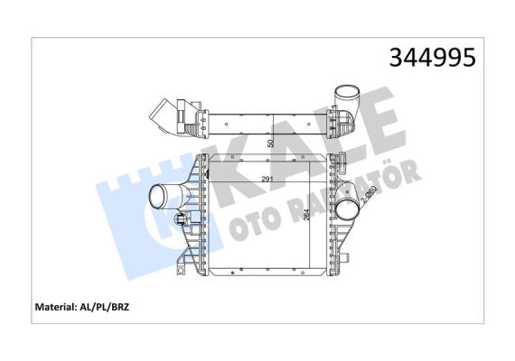 TURBOSARJ RADYATORU MERCEDES VITO W638 97 03