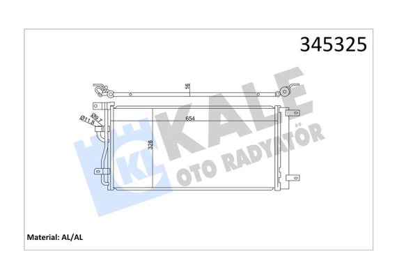 KLİMA RADYATÖRÜ KONDENSER CAPTIVA-ANTARA 2.0/2.2 CDTI 06