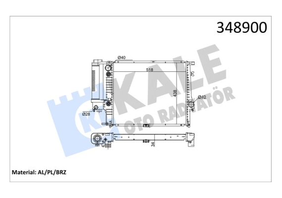 MOTOR SU RADYATORU OTM/SANZ KLIMALI BMW M20 M50 E34