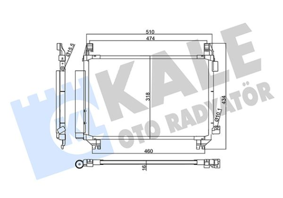 KONDENSER TOYOTA YARIS 1.0 1.33 2020- AL/AL