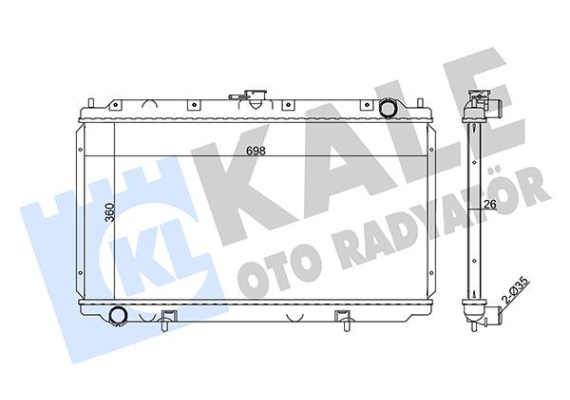 RADYATÖR AL/PL/BRZ PRIMERA 2.0D 96