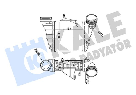 İNTERCOOLER SEAT CORDOBA-IBIZA IV-SKODA FABIA I-VOLKSWAGEN POLO 1.9 TDI 01