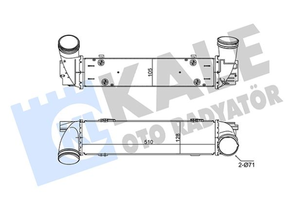 TURBO RADYATORU BMW M57 D30 E90 N47 D20 E84