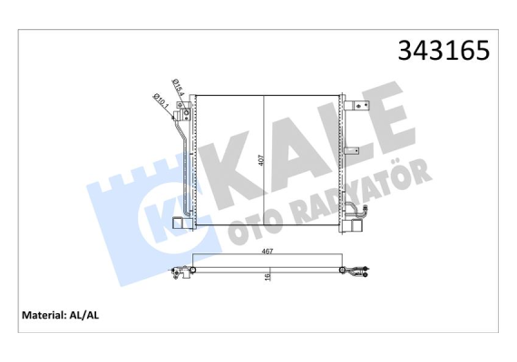 KLİMA KONDENSERİ NISSAN JUKE AL-AL