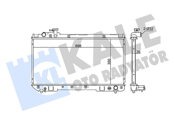 RADYATÖR AL/PL/BRZ RAV 4 I 2.0 16V 94 97