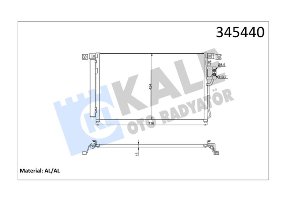 KONDENSER AL/AL SANTA F II