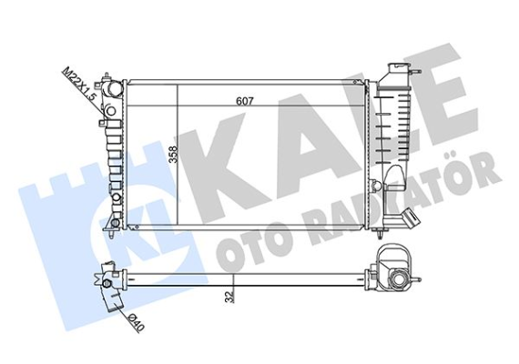 RADYATÖR AL/PL/BRZ XSARA-ZX-PEUGEOT 306 1.8-2.0 97