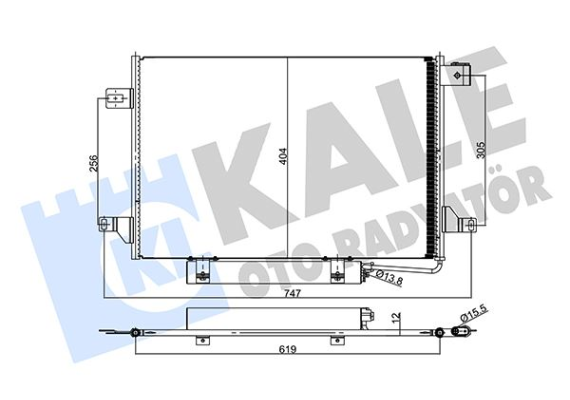 KLIMA RADYATORU TAVAN MERCEDES SPRINTER B906 06 . VW CRAFTER 30-35-50