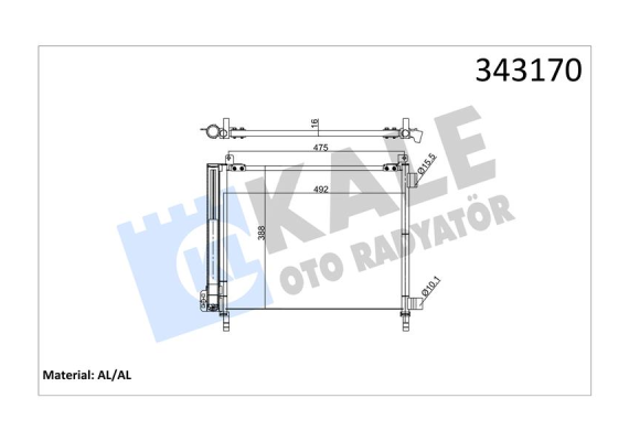 KLİMA KONDENSERİ NISSAN MICRA IV AL-AL