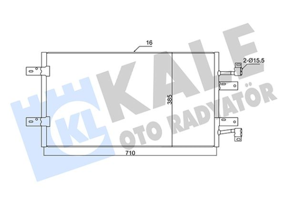 KLİMA KONDENSERİ TRAFIC II 2.0-2.5 DCİ VİVARO 2.0-2.5 CDTİ 01 OTO.-MEK.