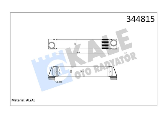 TURBO RADYATORU BMW N52 M57 E60 E61