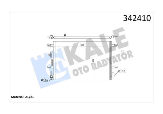 KLİMA KONDENSERİ AUDI AUDI A4 AL-AL