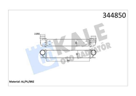 TURBO RATURBO RADYATORU BMW E39 M47 M57